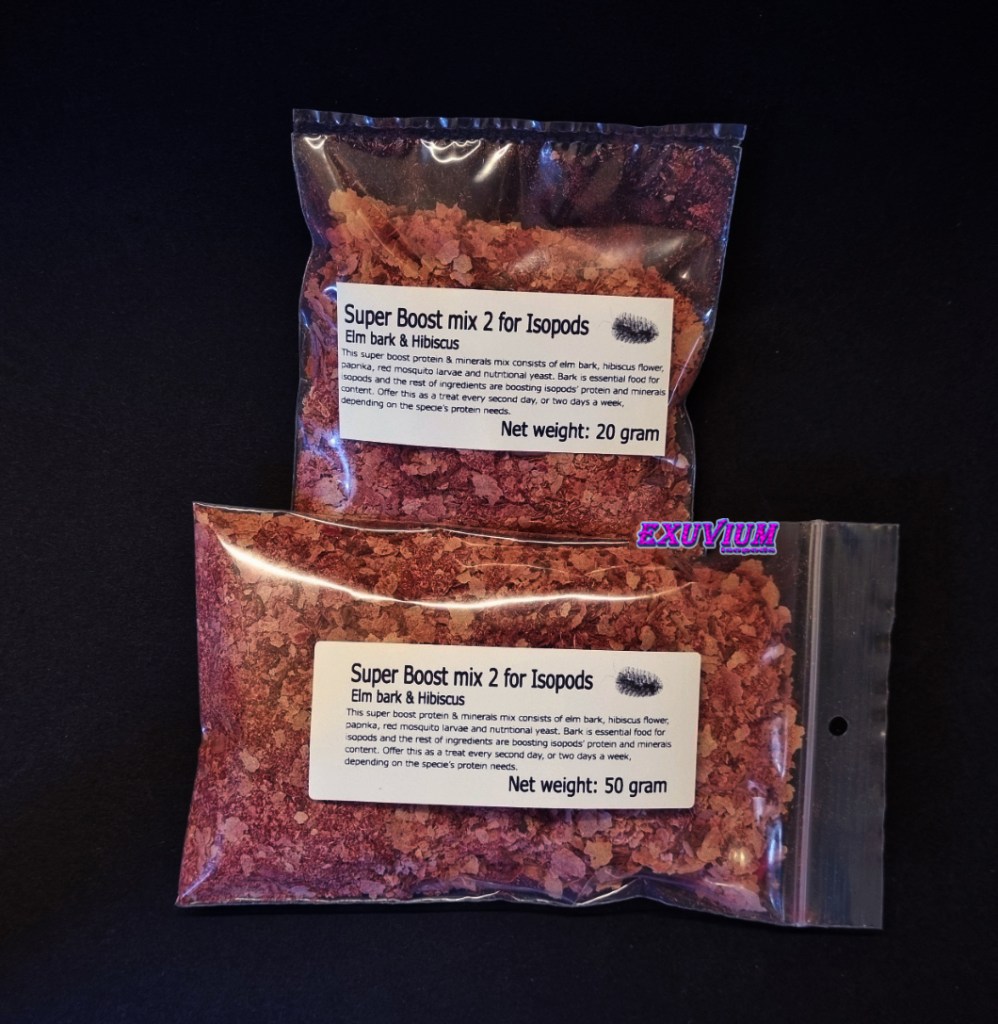 Super boost mix 2. Food for isopods and other invertebrates. In stock, for sale.