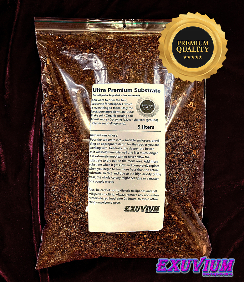 ultra premium substrate for millipedes, isopods, snails and other arthropods, for sale