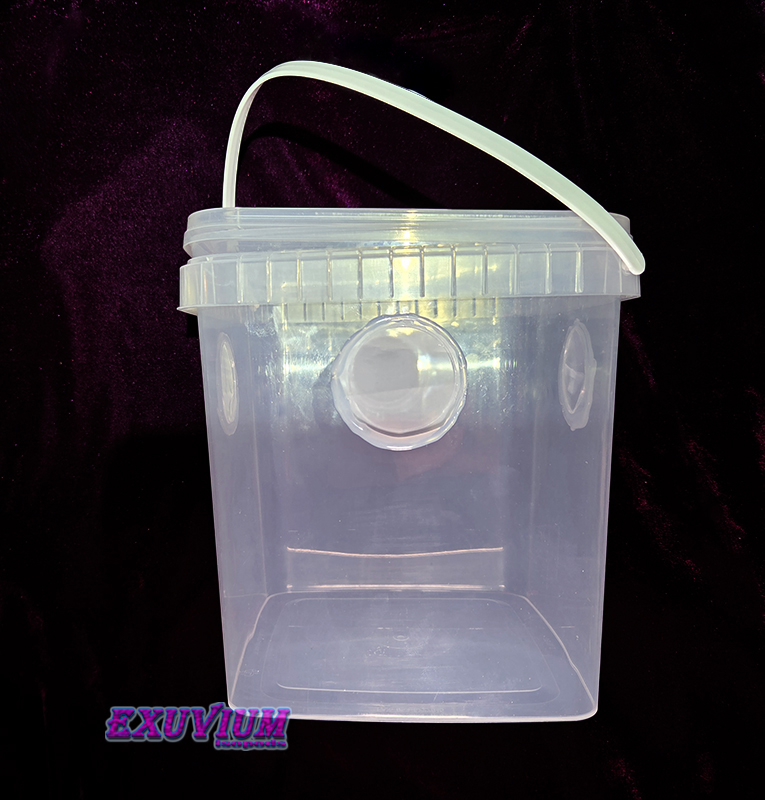 escape-proof enclosure for arthropods, small invertebrates, dwarf geckos, jumping spiders