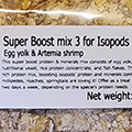 Super Boost 3 with Egg Yolk, Artemia Shrimp, Premium Isopod Food